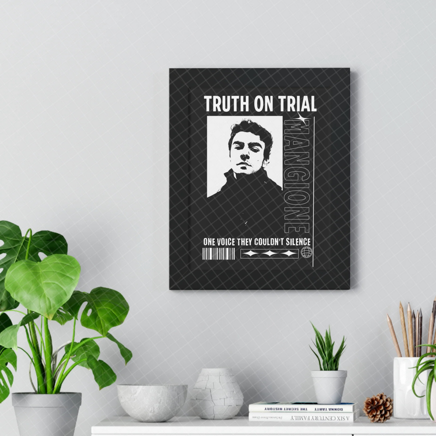 Poster di Luigi Mangione - Arte incorniciata