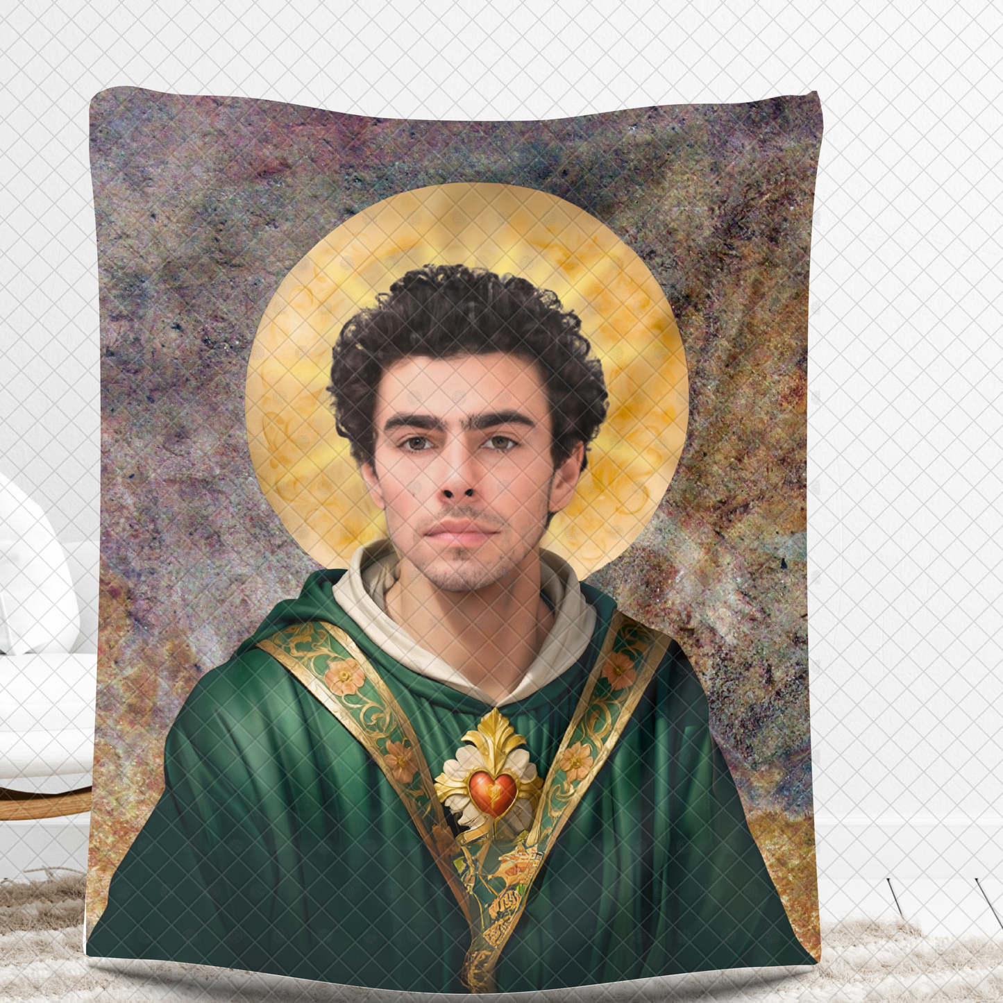 Saint Luigi Blanket - Sherpa Fleece Blanket