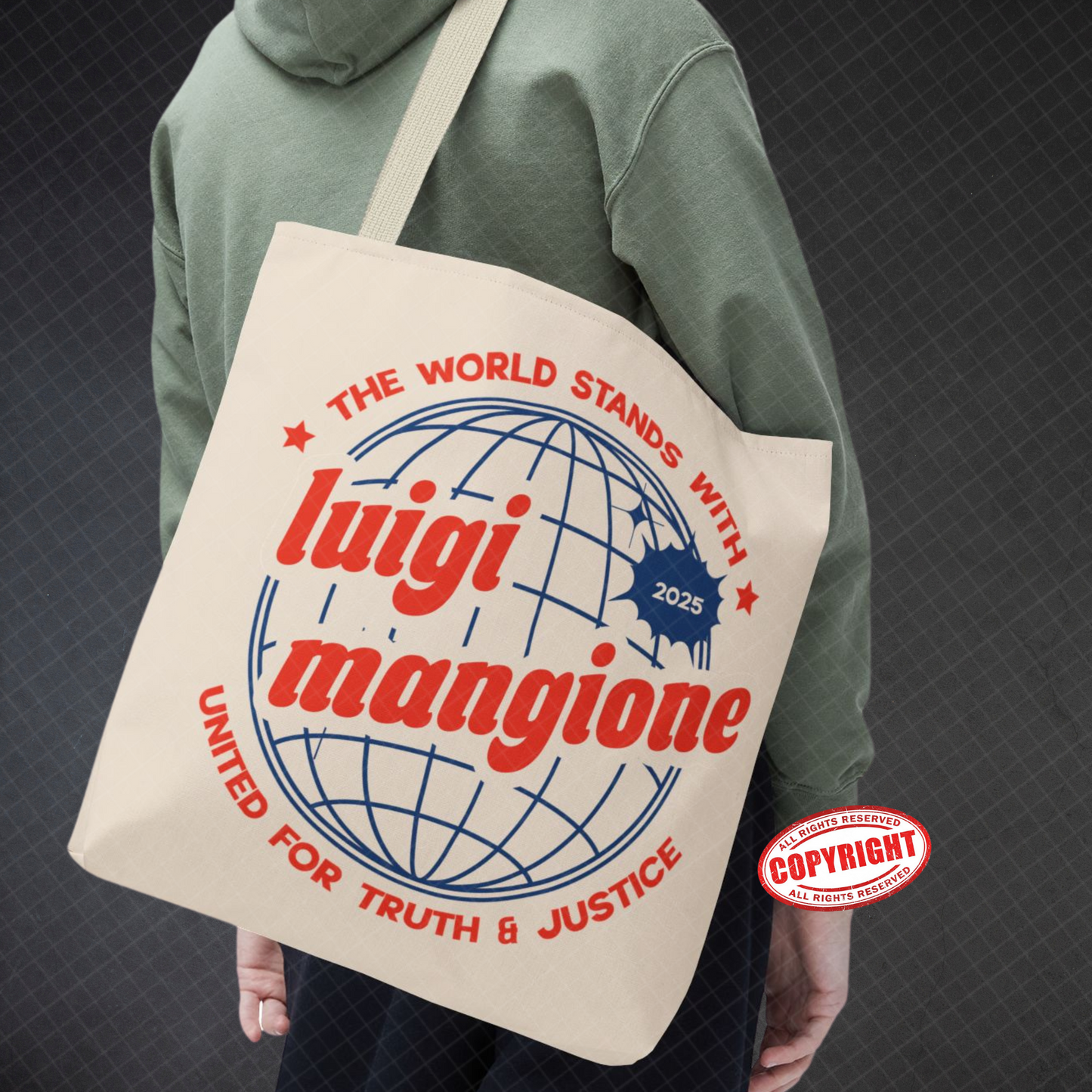 Borsa tote Luigi Mangione