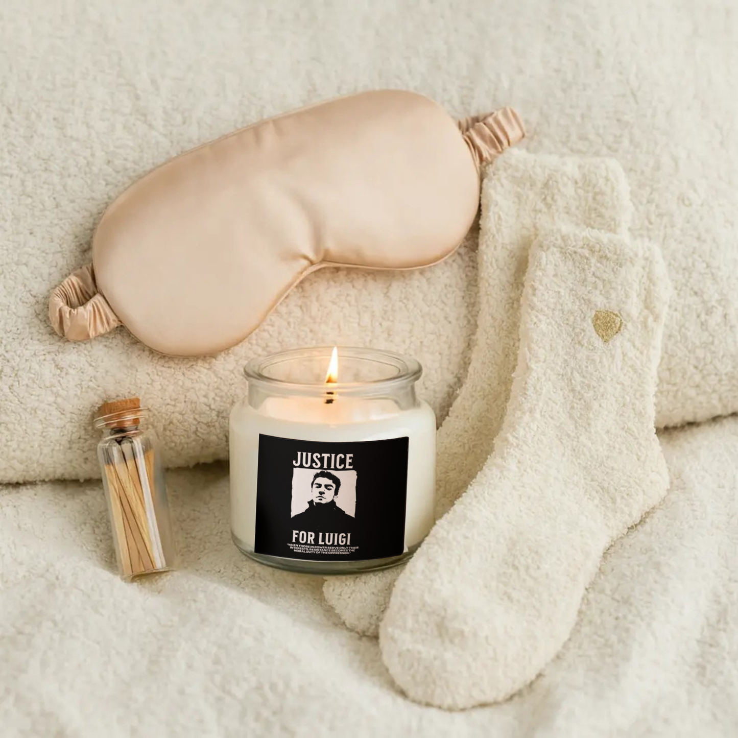 Luigi Mangione Cozy Gift Set