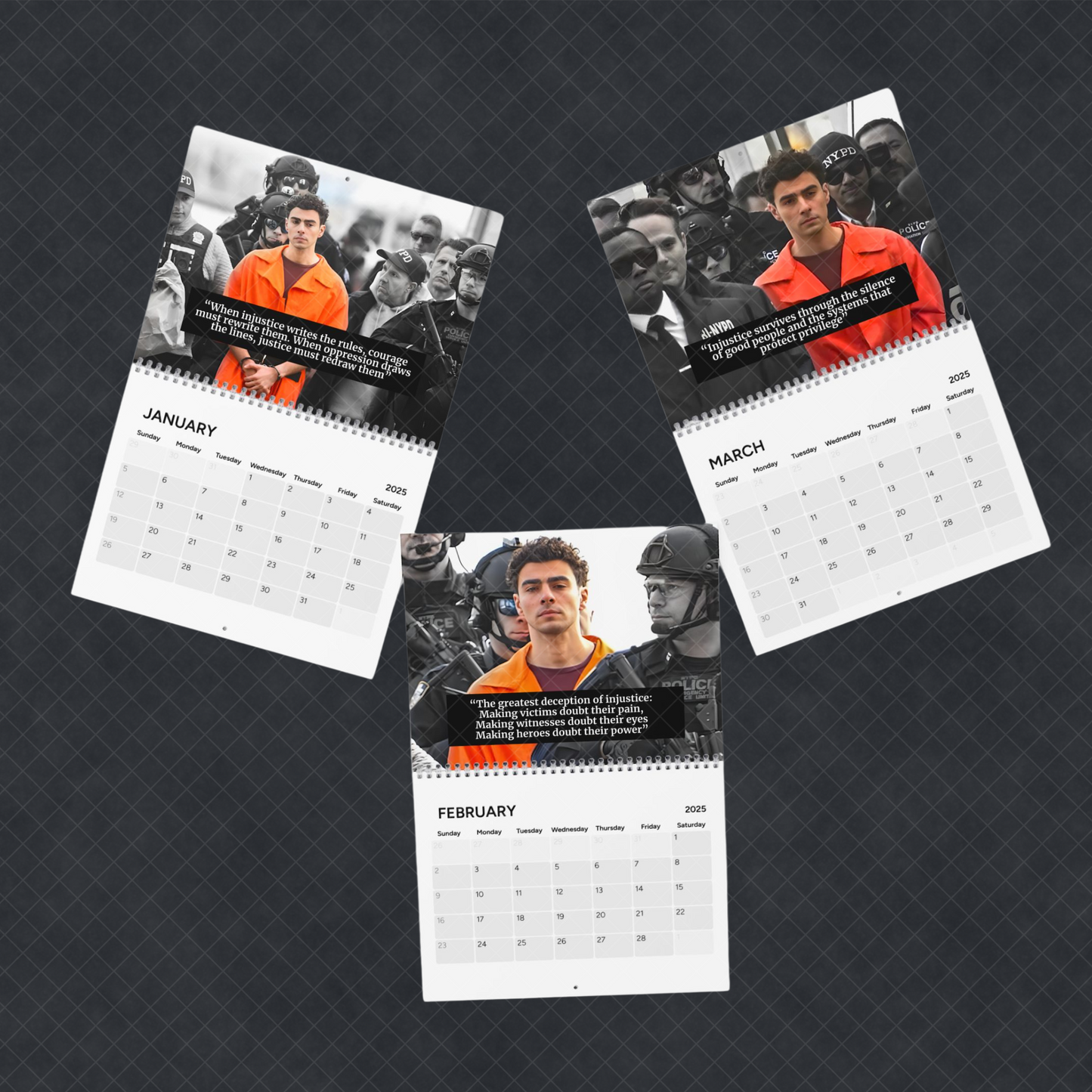 Luigi Mangione 2025 Calendar
