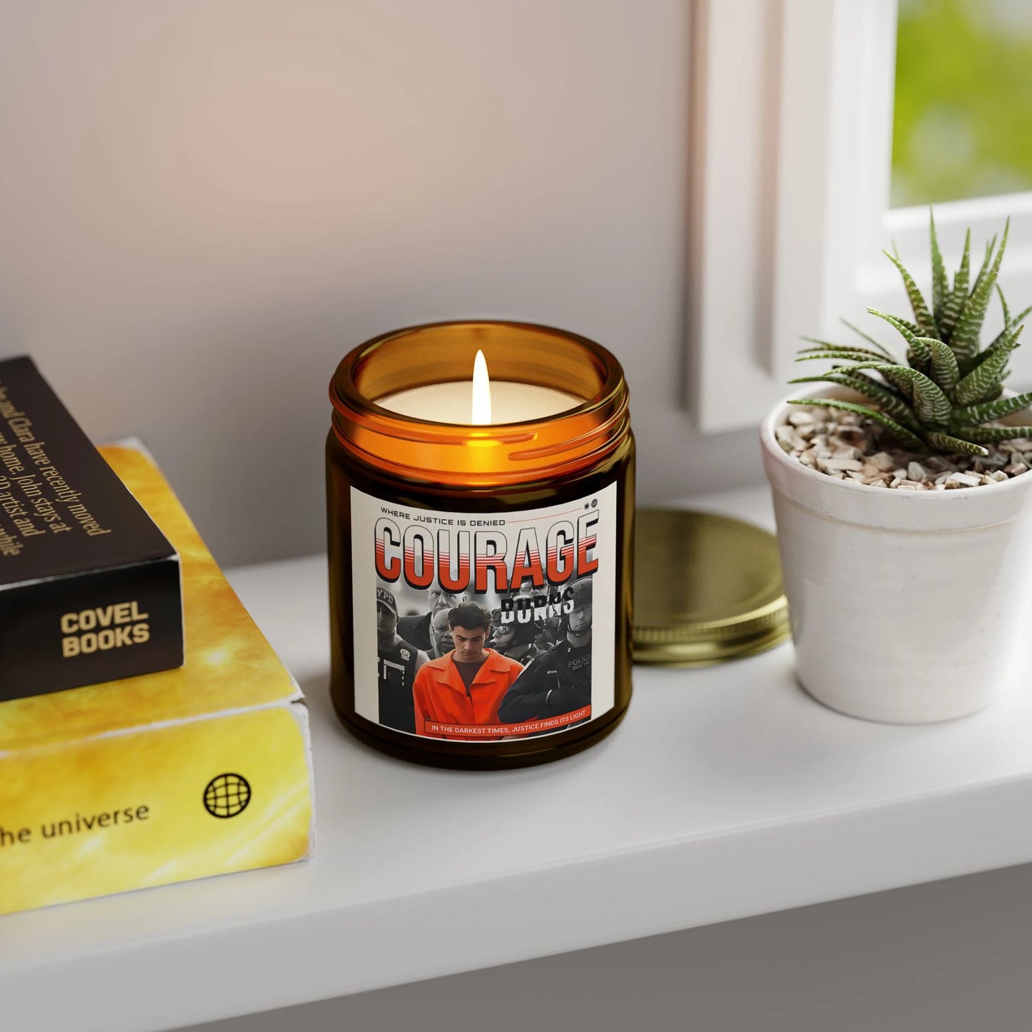 Vela Luigi Mangione - Vela perfumada de soja y coco