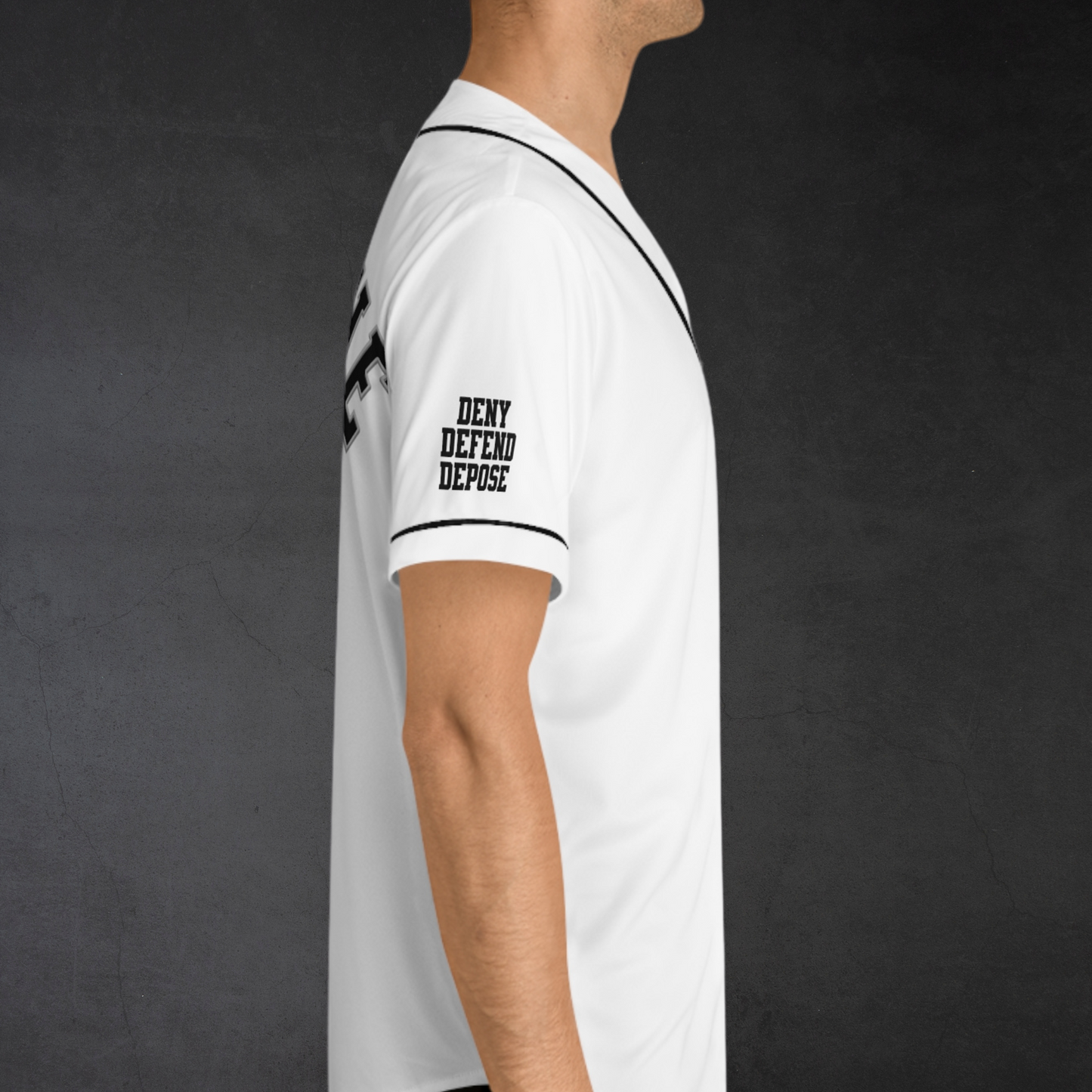 Maglia da baseball Luigi Mangione - Bianca