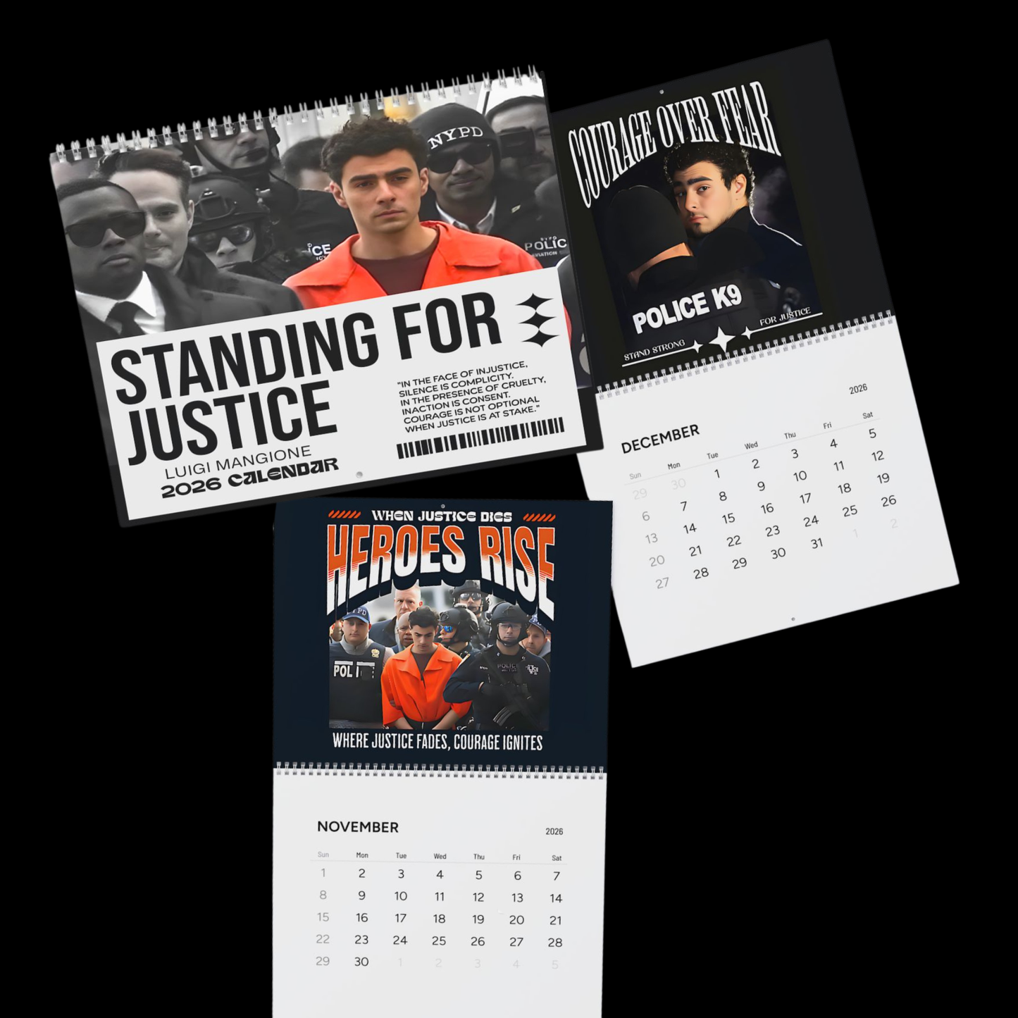 2026 Luigi Mangione Calendar