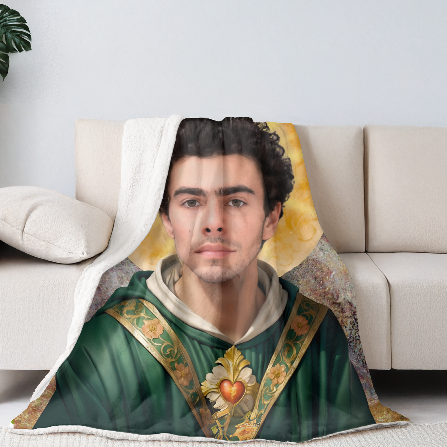 Saint Luigi Blanket - Sherpa Fleece Blanket
