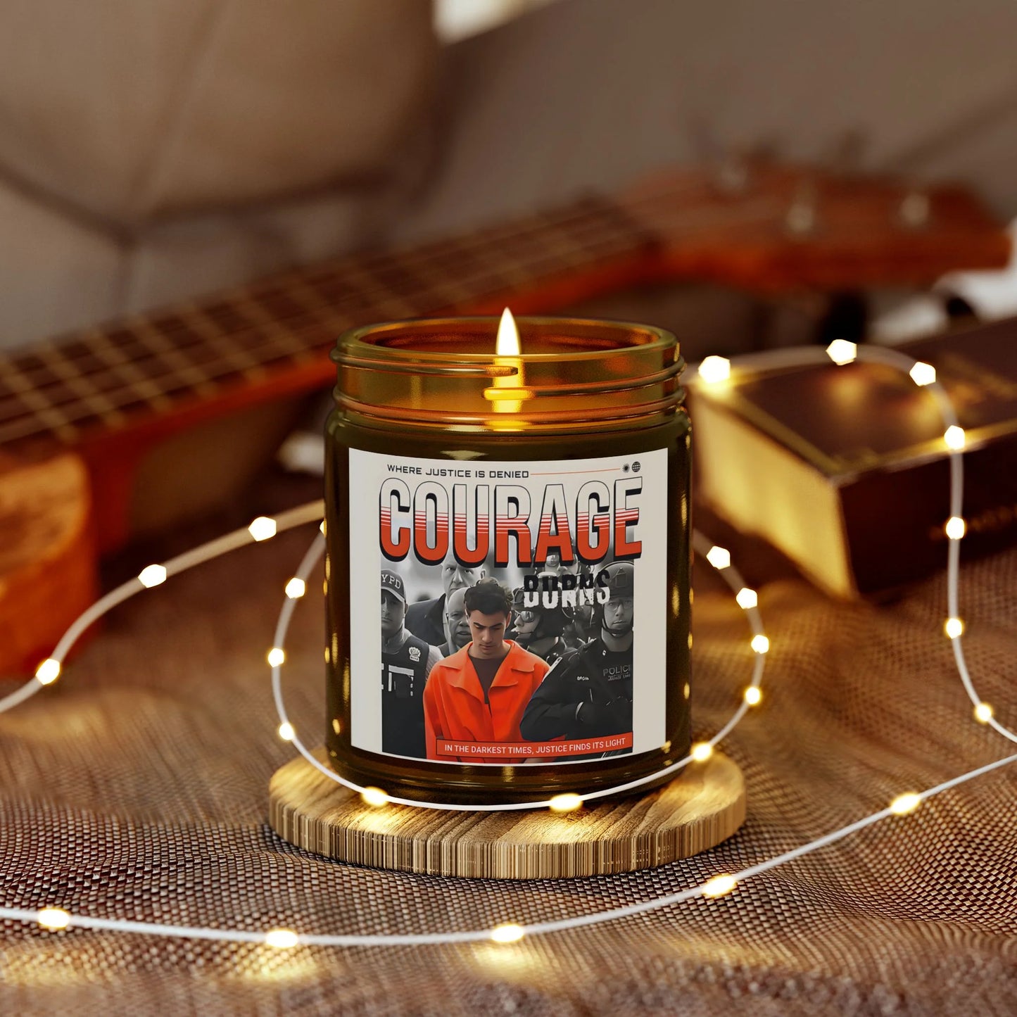 Vela Luigi Mangione - Vela perfumada de soja y coco