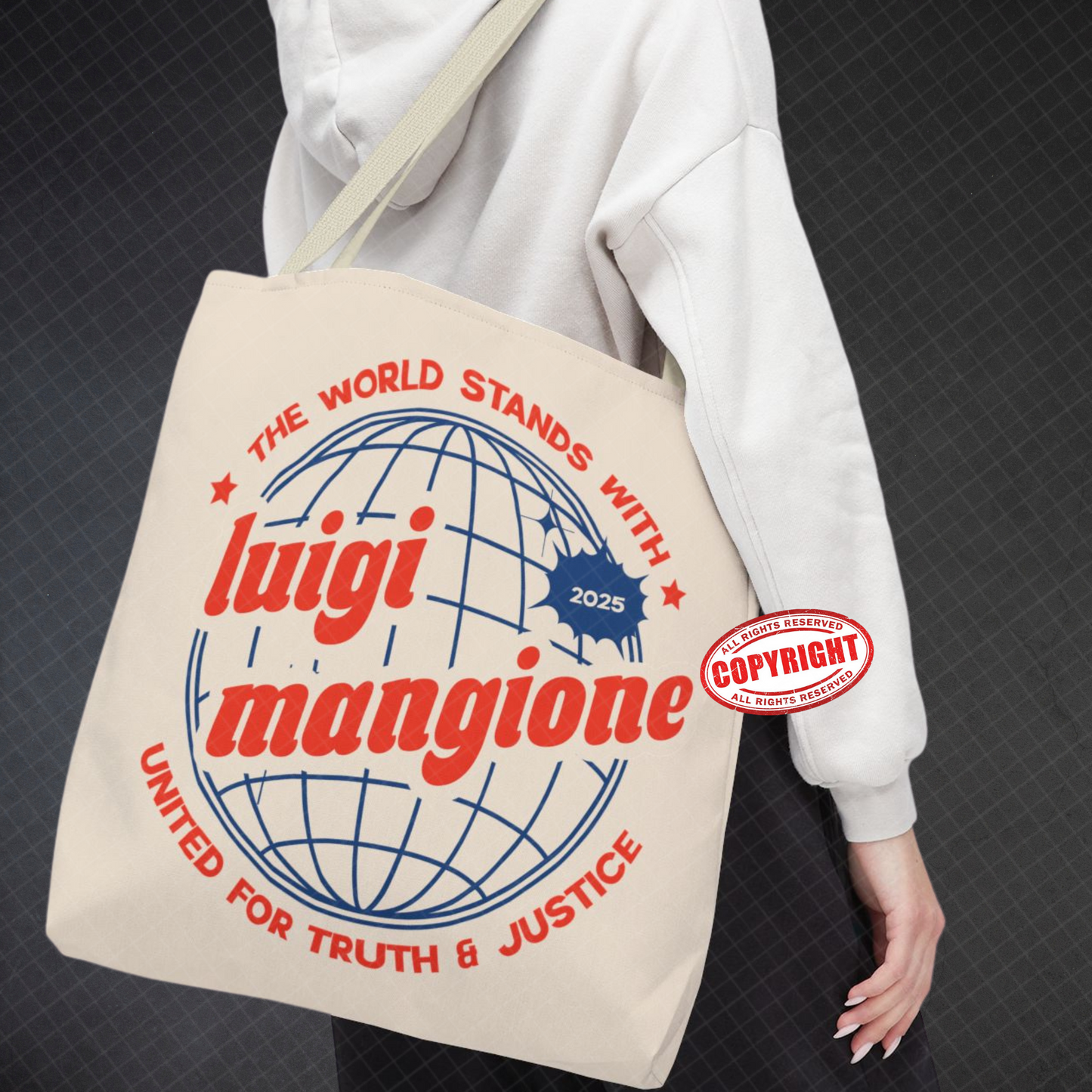 Borsa tote Luigi Mangione