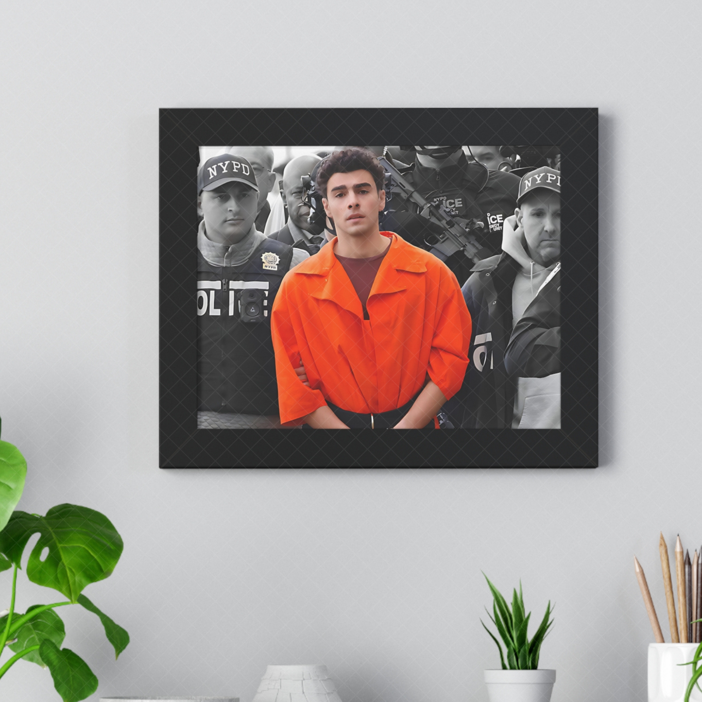 Poster di Luigi Mangione - Arte incorniciata