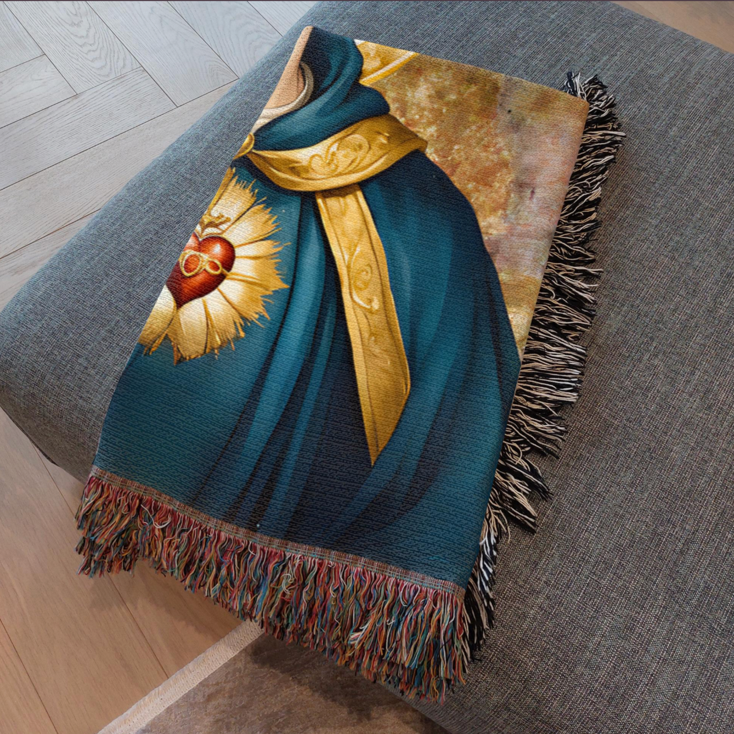 Coperta di San Luigi - Coperta con frange intrecciate