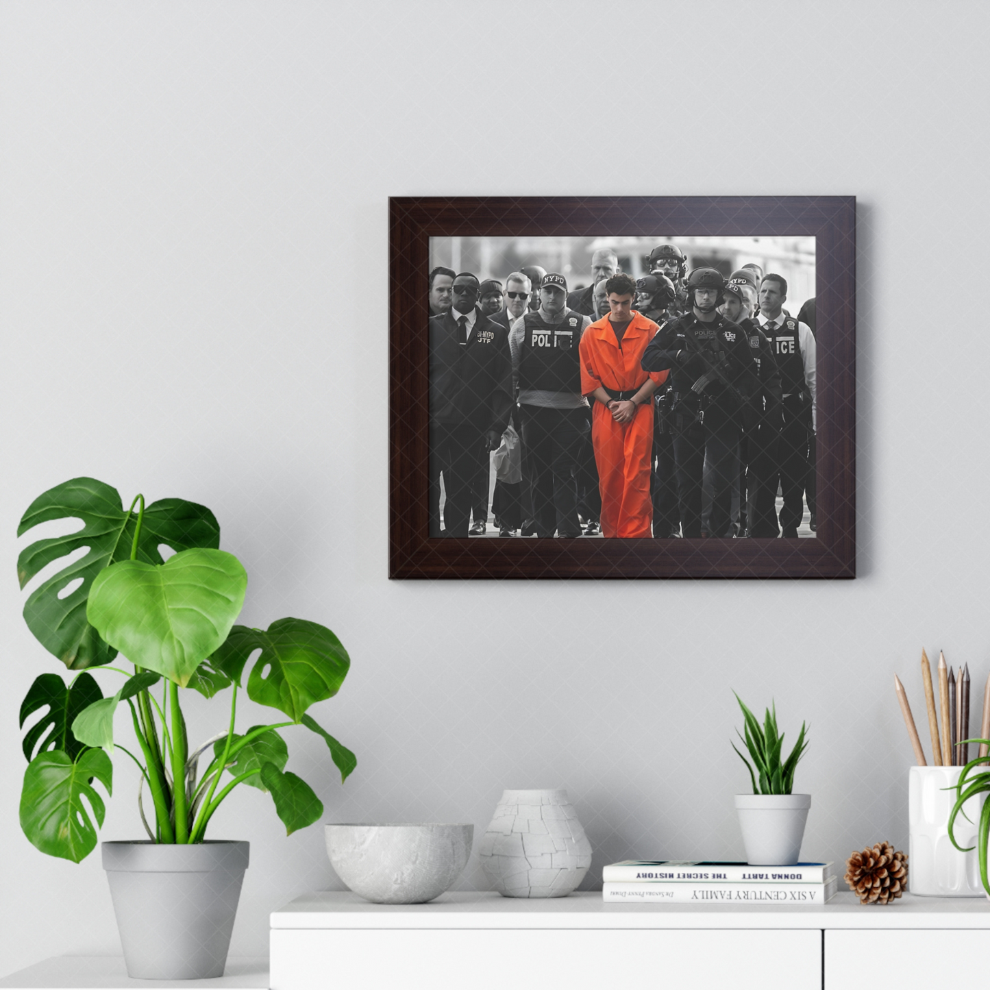 Poster di Luigi Mangione - Arte incorniciata