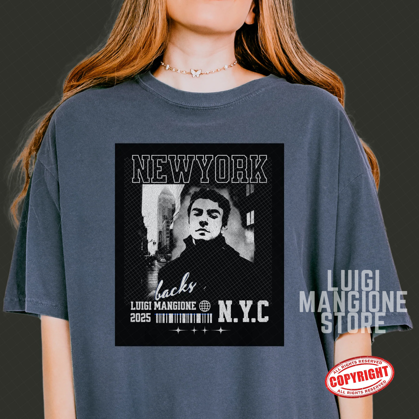 T-shirt Luigi Mangione - T-shirt unisex Premium Comfort Colors