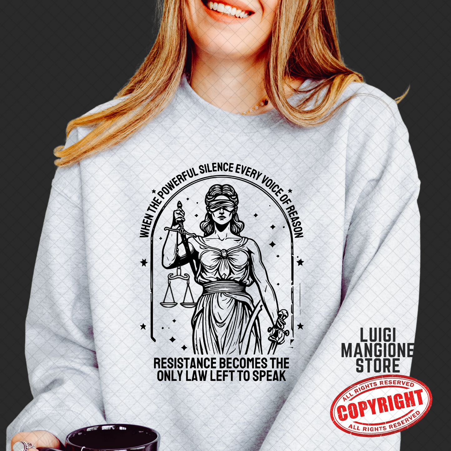 Felpa Lady Justice
