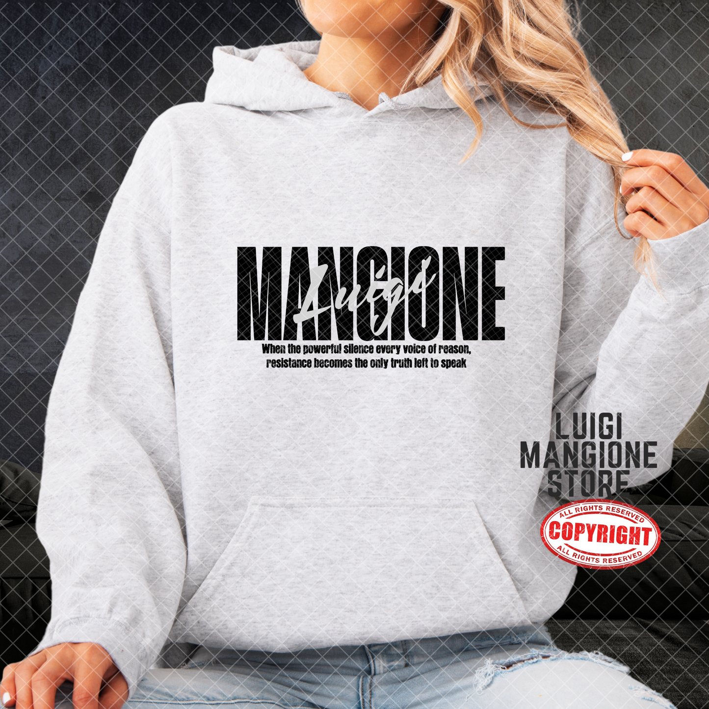 Sweat à capuche Luigi Mangione