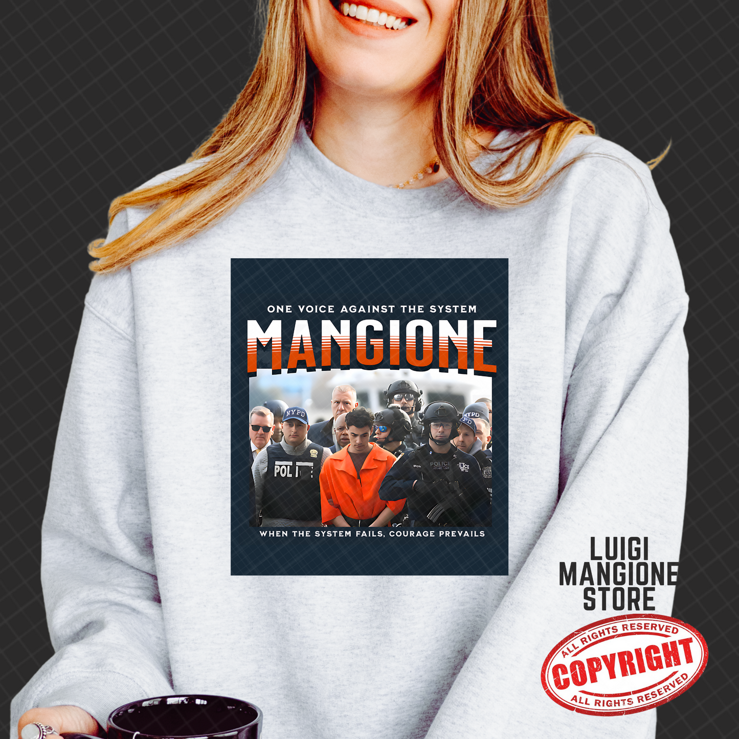 Felpa Luigi Mangione
