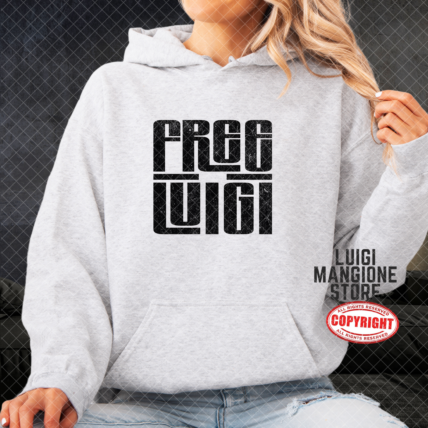 Sudadera con capucha de Luigi Mangione