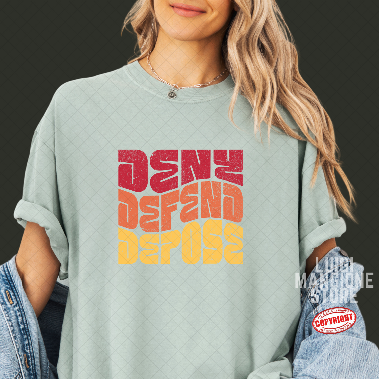 T-shirt Luigi Mangione - T-shirt unisex Premium Comfort Colors