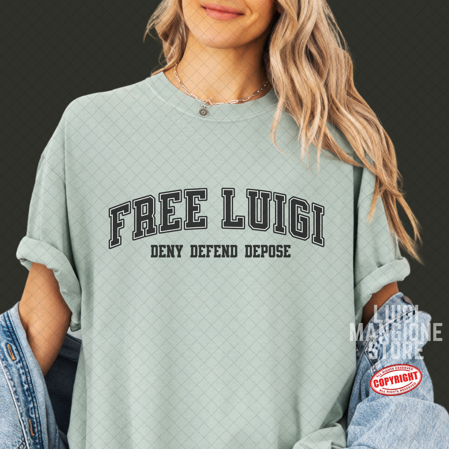 T-shirt Luigi Mangione - T-shirt unisex Premium Comfort Colors