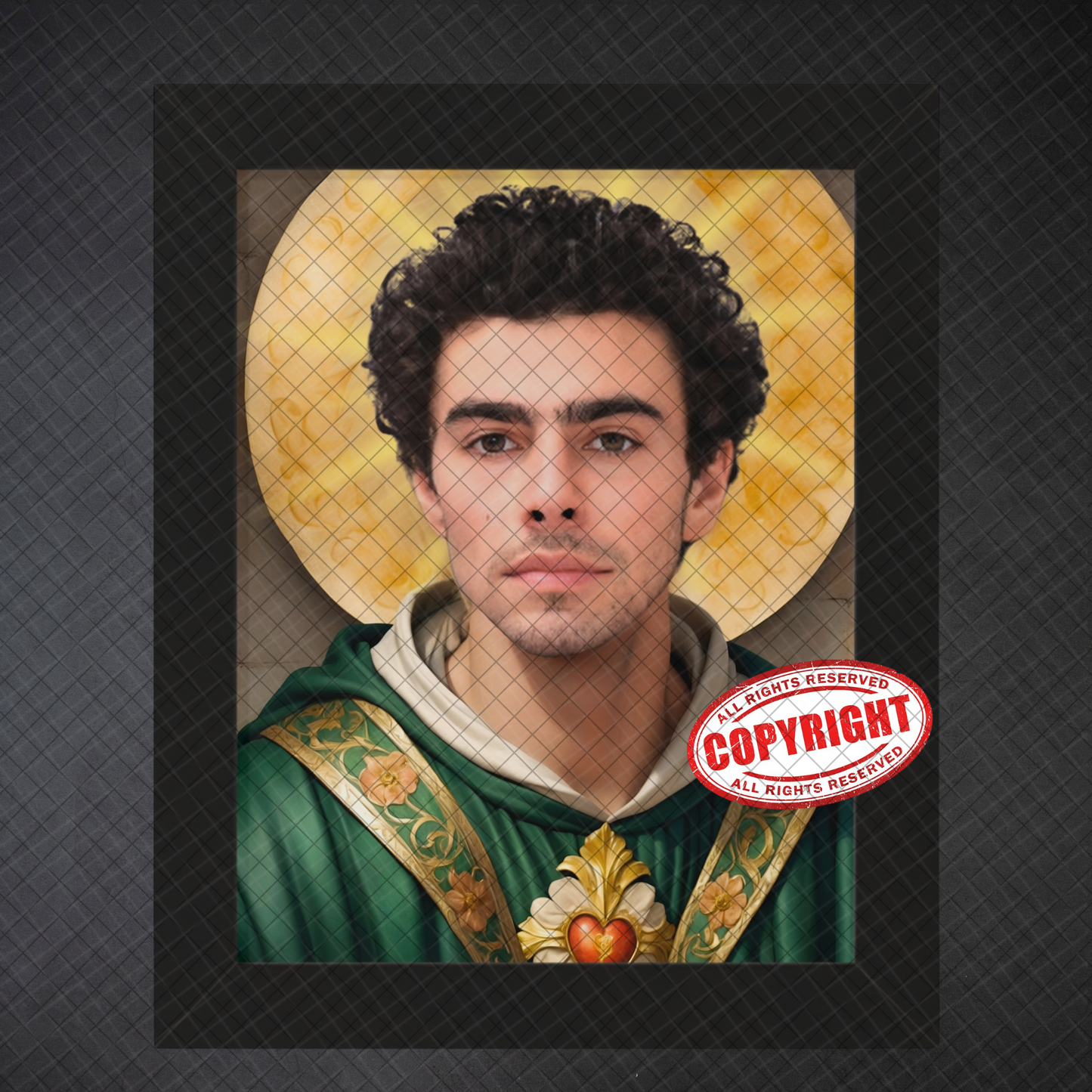 Luigi Mangione Poster - Saint Luigi Framed Poster
