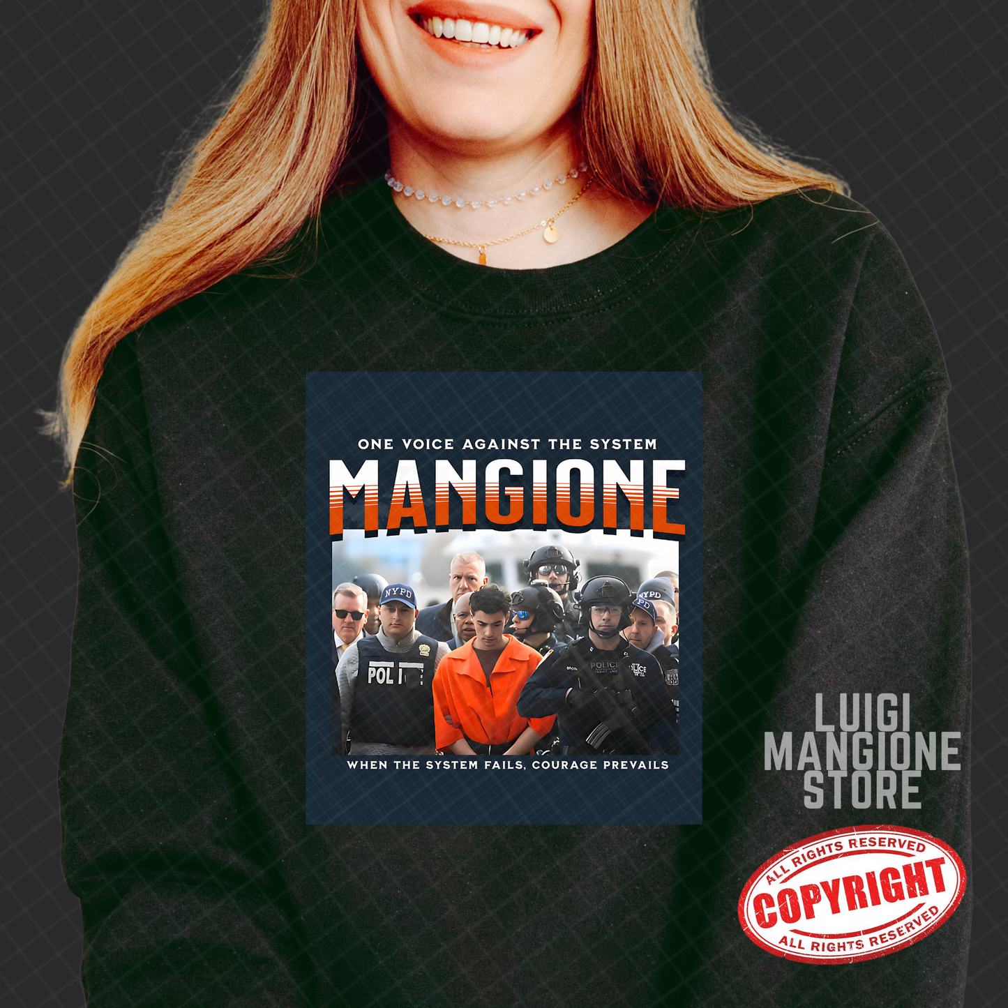 Felpa Luigi Mangione