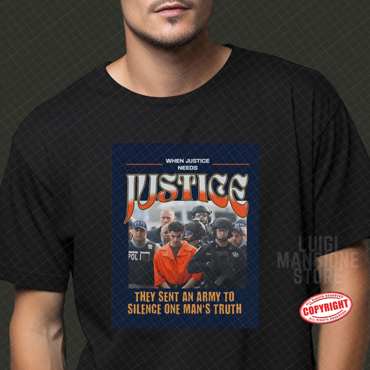 T-shirt Luigi Mangione - T-shirt unisex Premium Comfort Colors