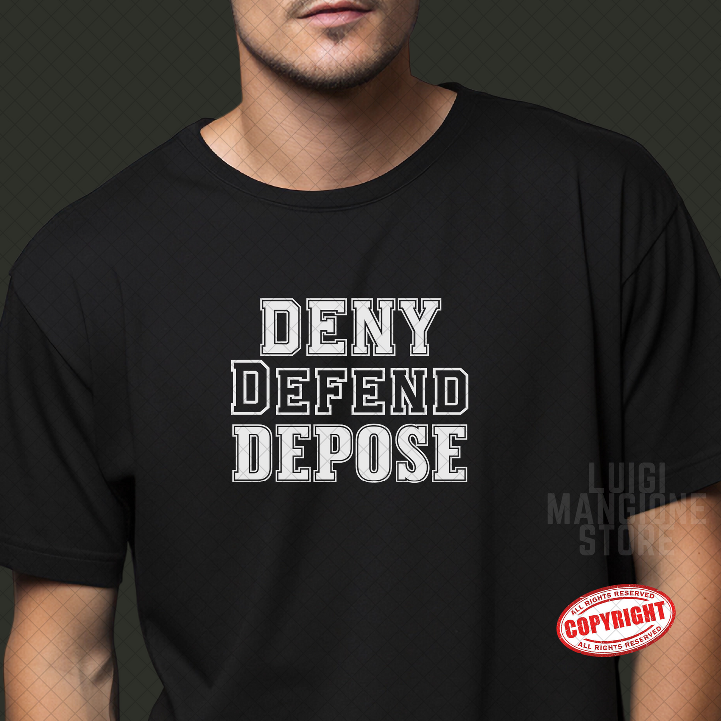 T-shirt Luigi Mangione - T-shirt unisex Comfort Colors