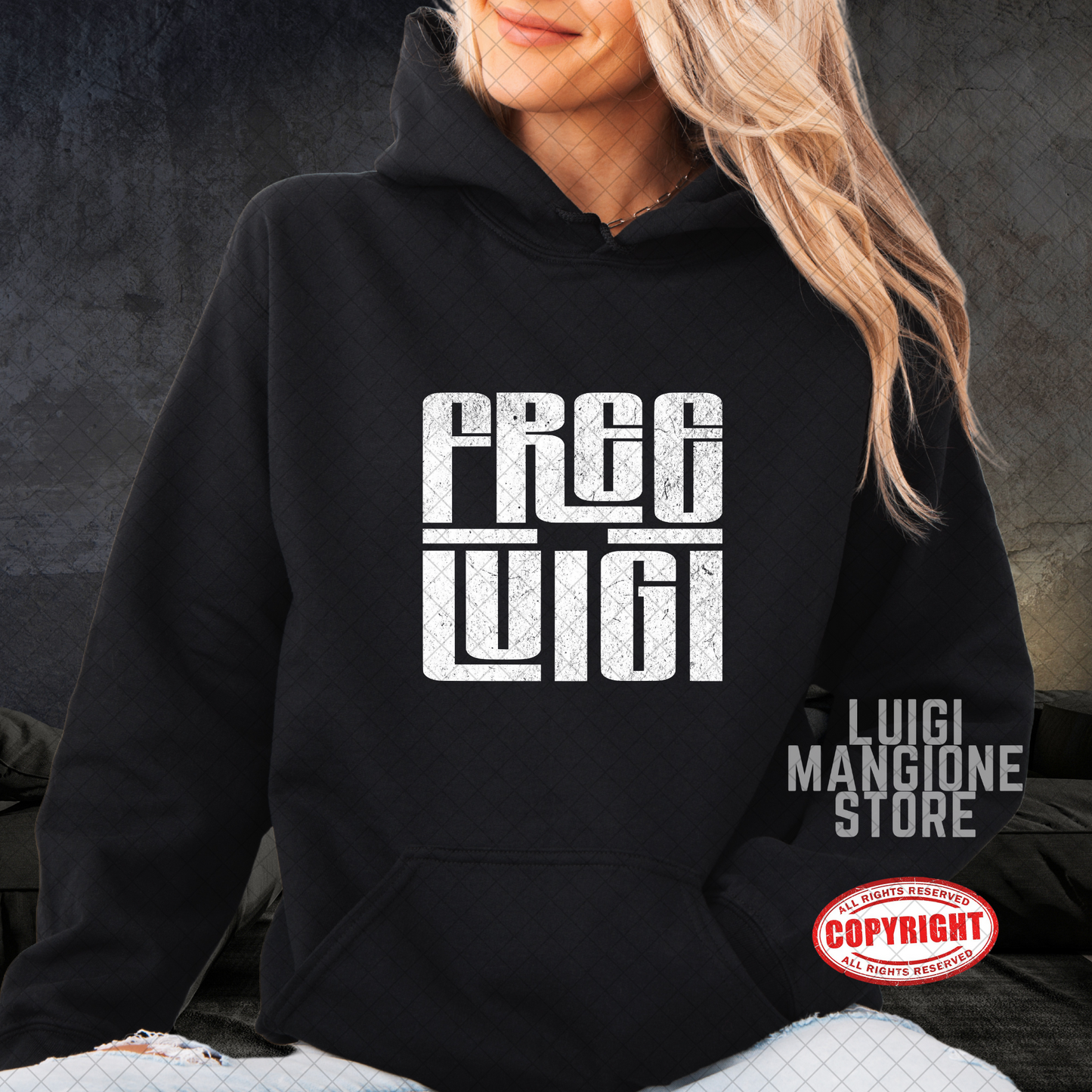 Sudadera con capucha de Luigi Mangione