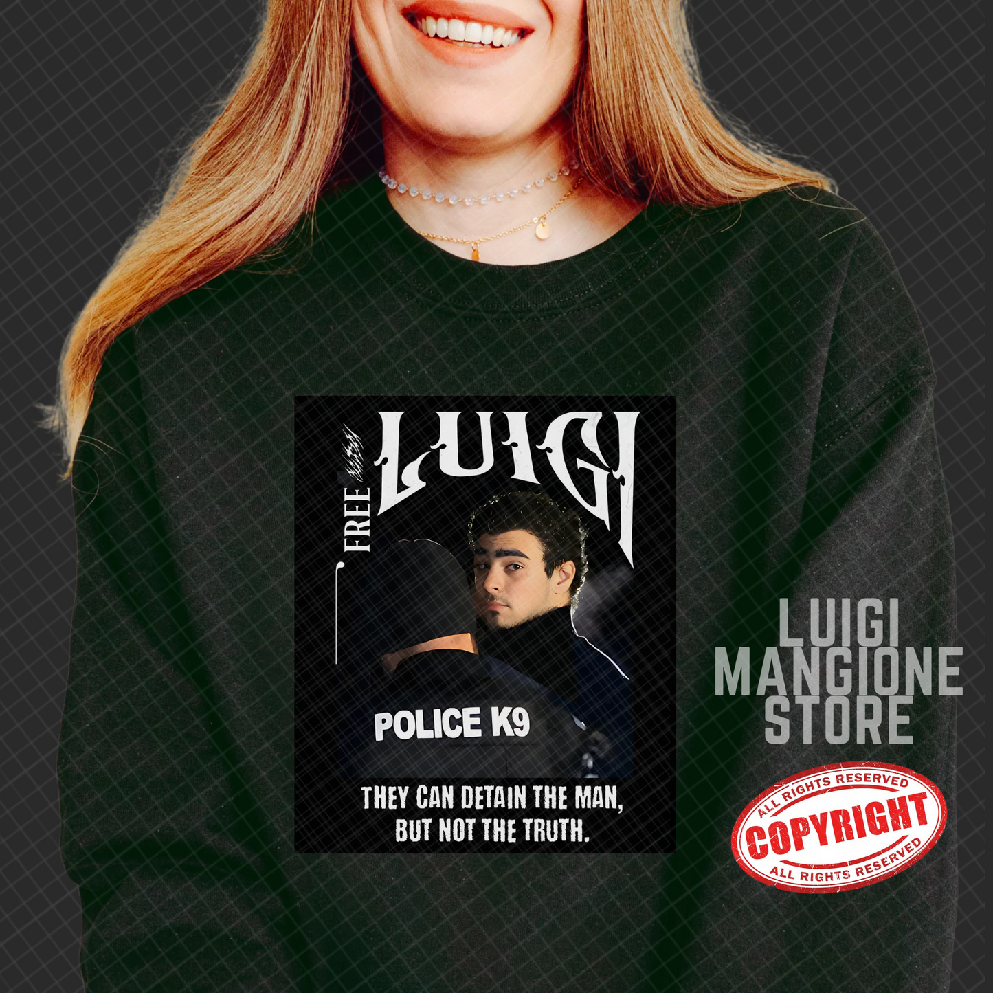 Felpa Luigi Mangione