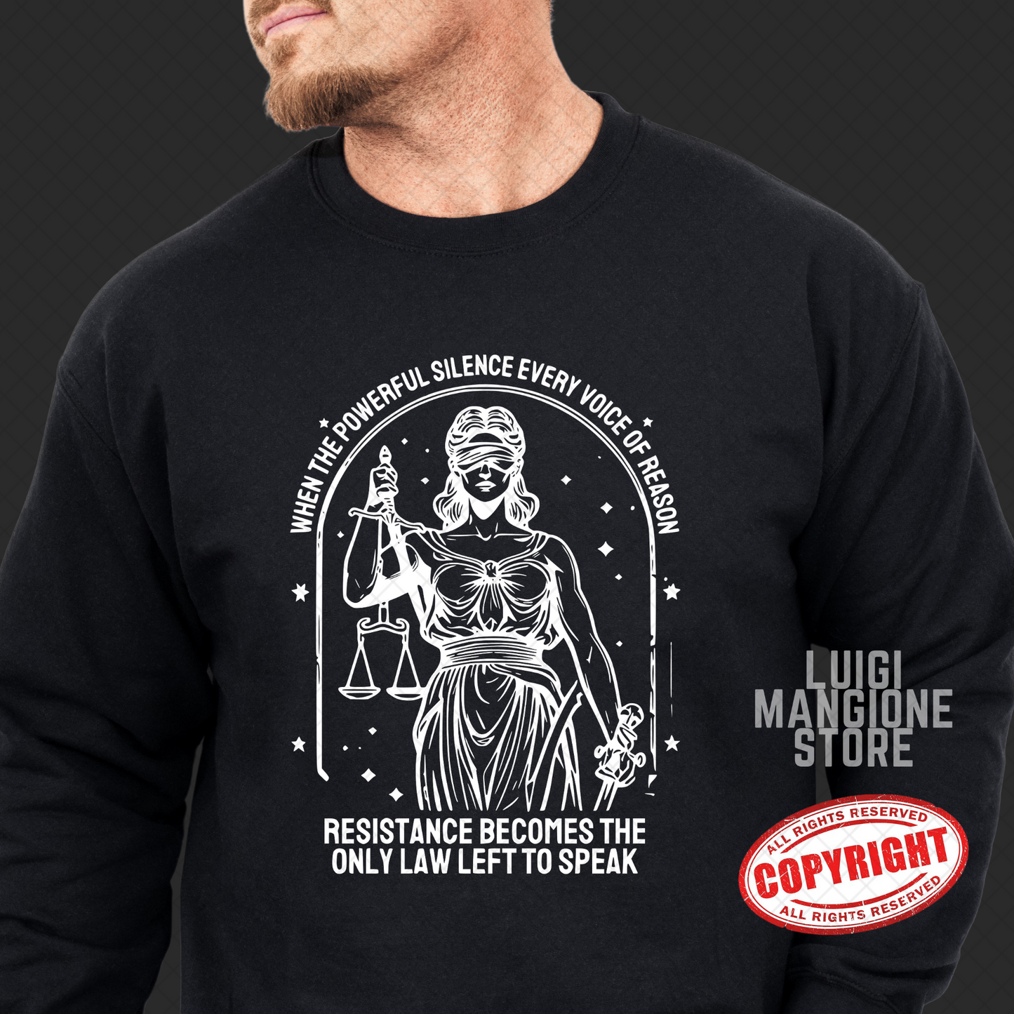 Felpa Lady Justice