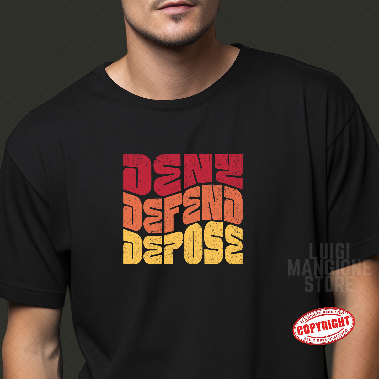 T-shirt Luigi Mangione - T-shirt unisex Premium Comfort Colors
