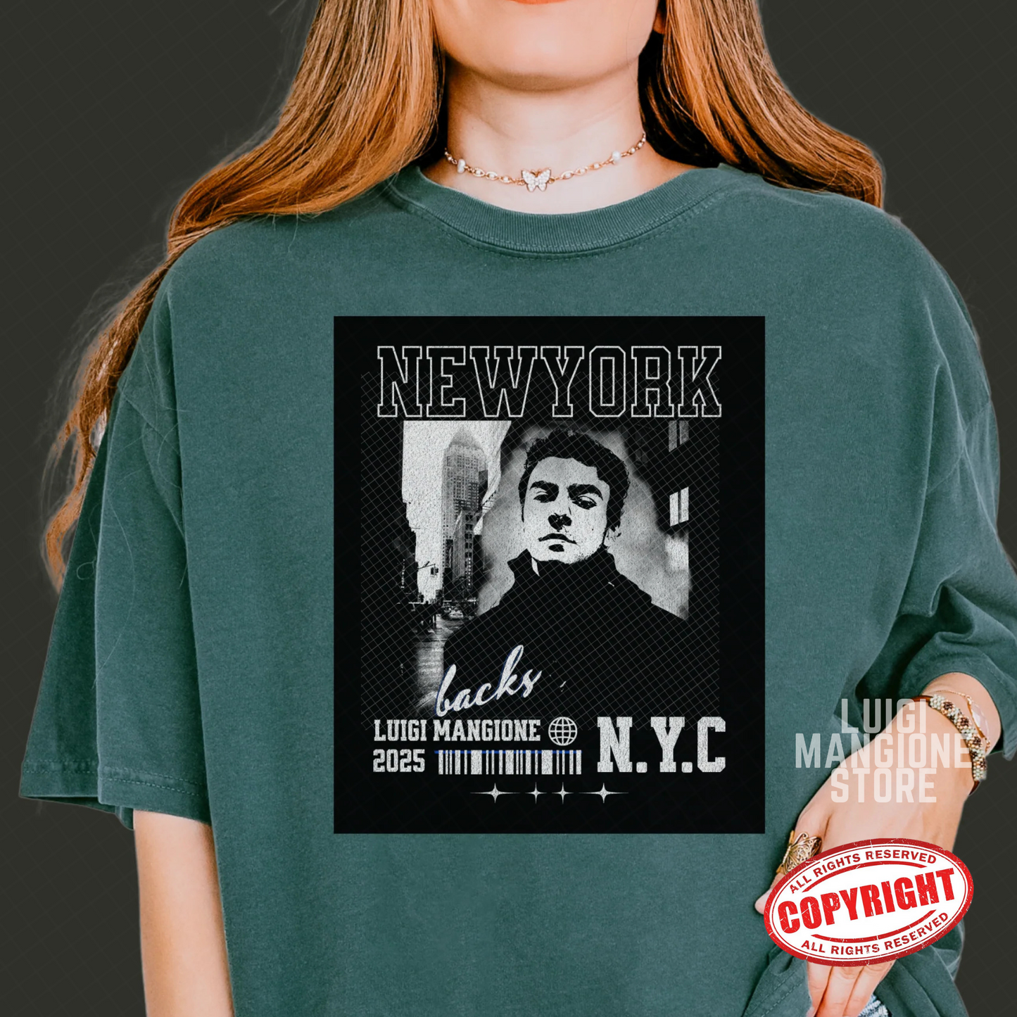 T-shirt Luigi Mangione - T-shirt unisex Premium Comfort Colors