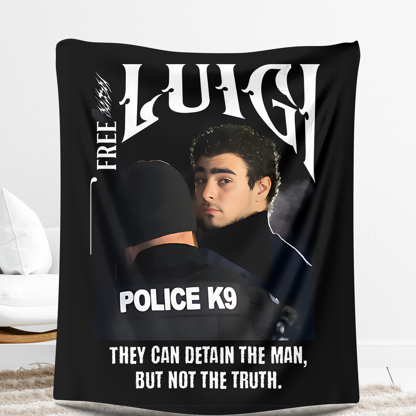 Luigi Mangione Blanket - Sherpa Fleece Blanket