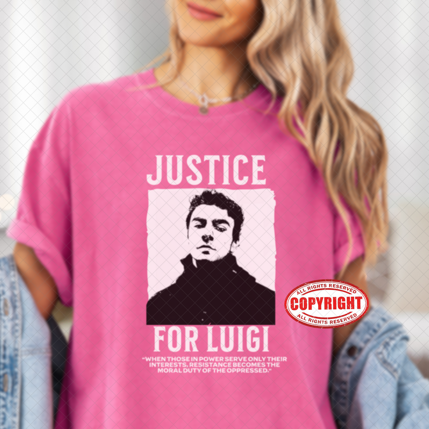 T-shirt Luigi Mangione - T-shirt unisex Premium Comfort Colors