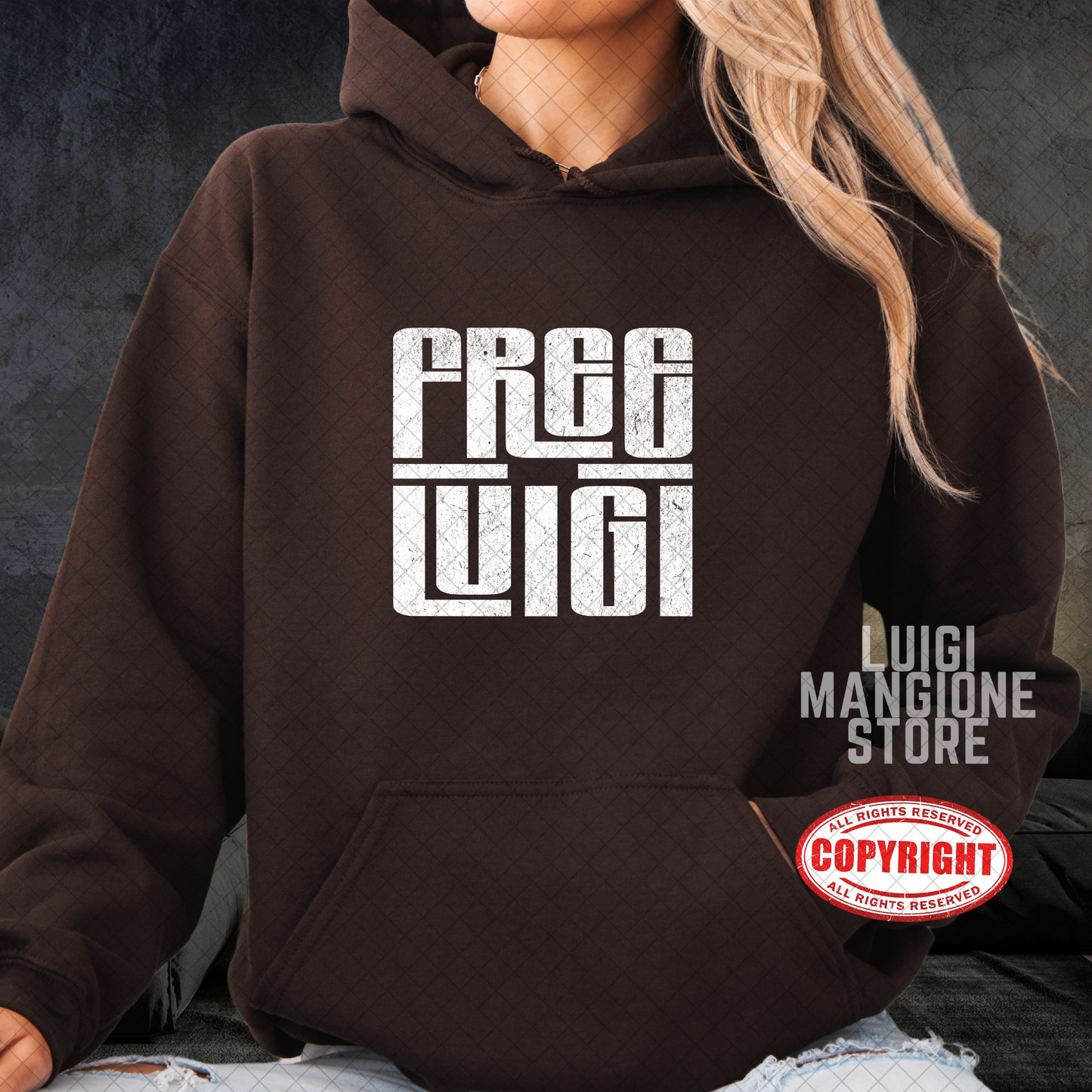 Sudadera con capucha de Luigi Mangione