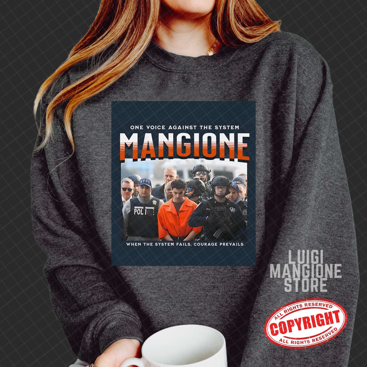 Felpa Luigi Mangione