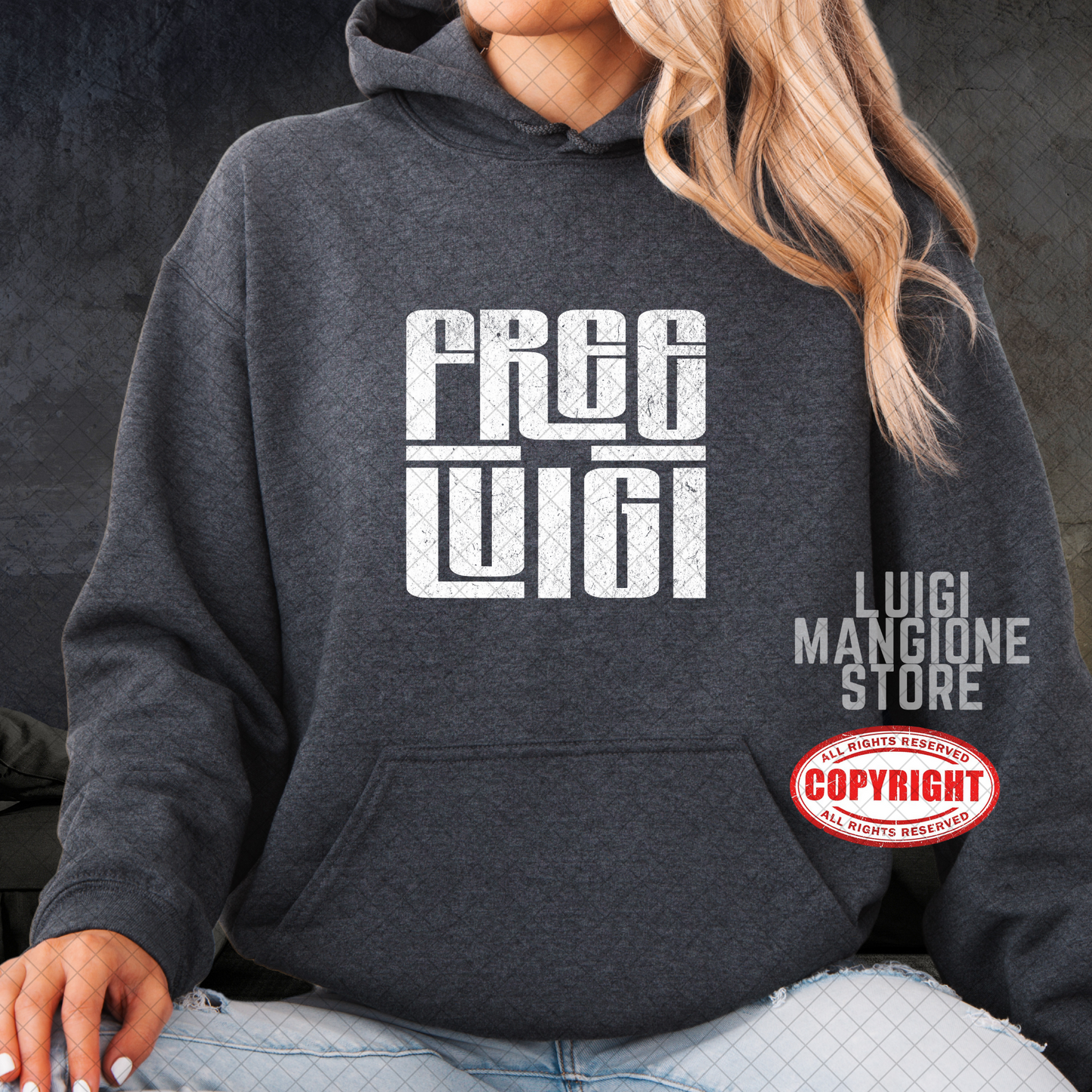 Sudadera con capucha de Luigi Mangione