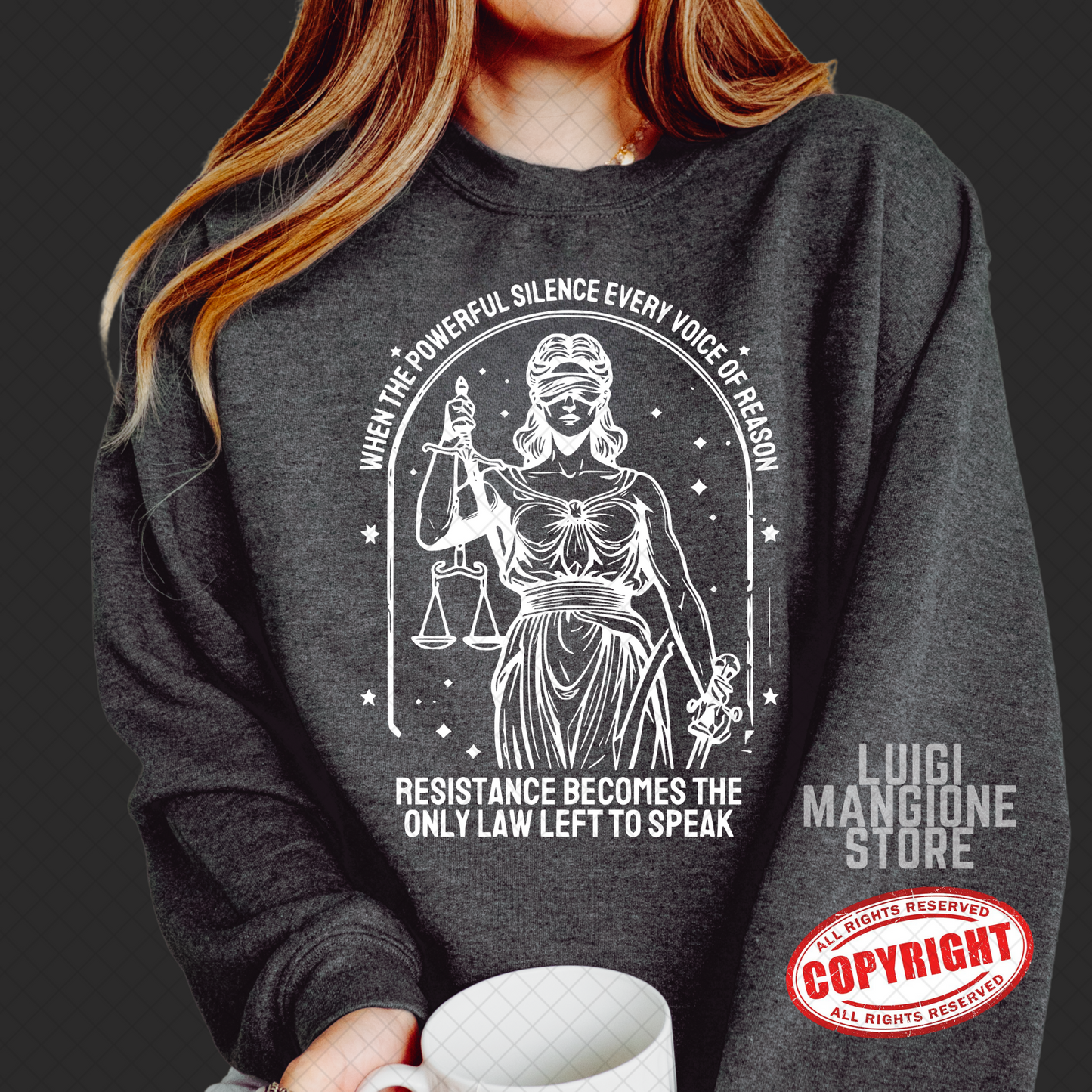Felpa Lady Justice