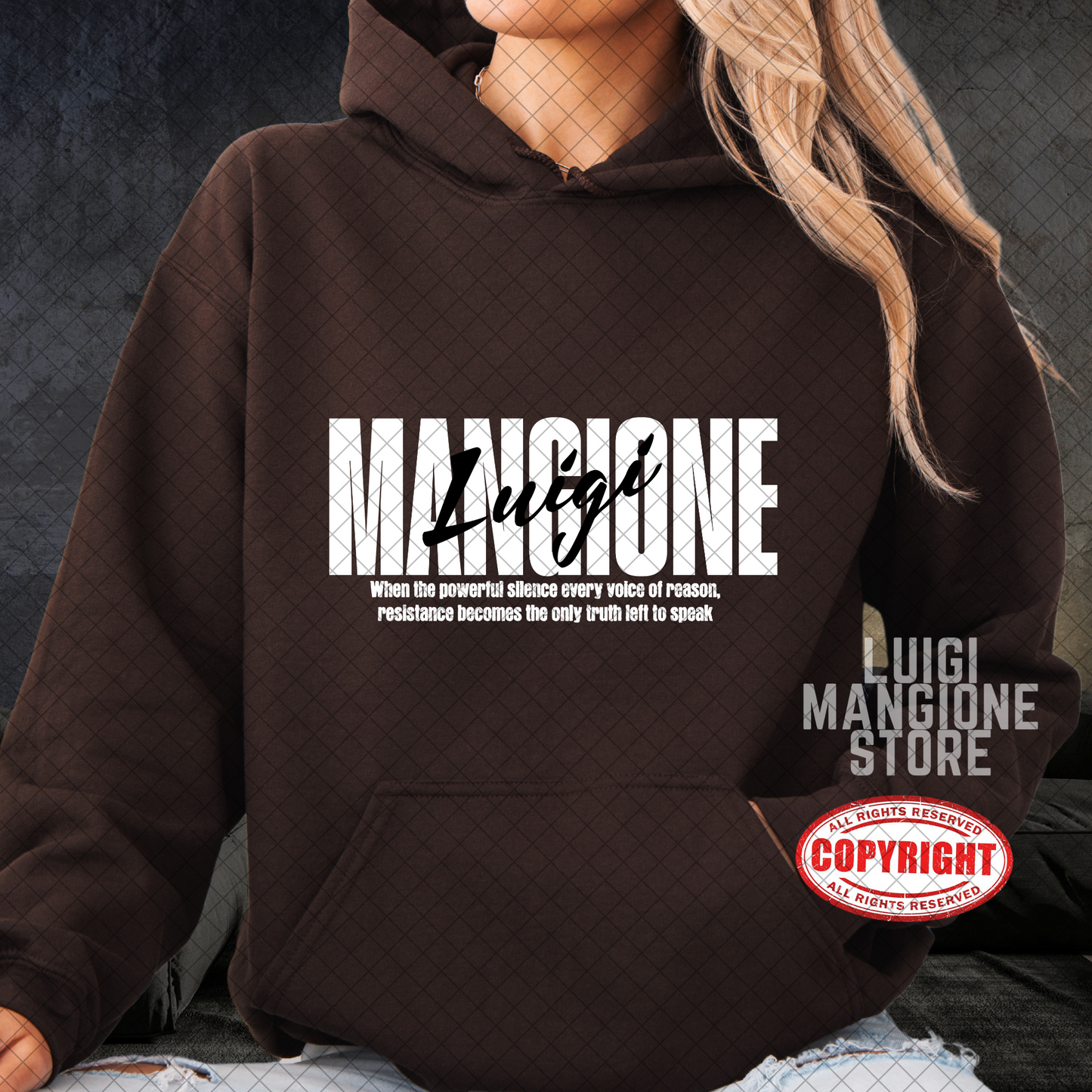 Sweat à capuche Luigi Mangione