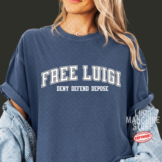 T-shirt Luigi Mangione - T-shirt unisex Premium Comfort Colors