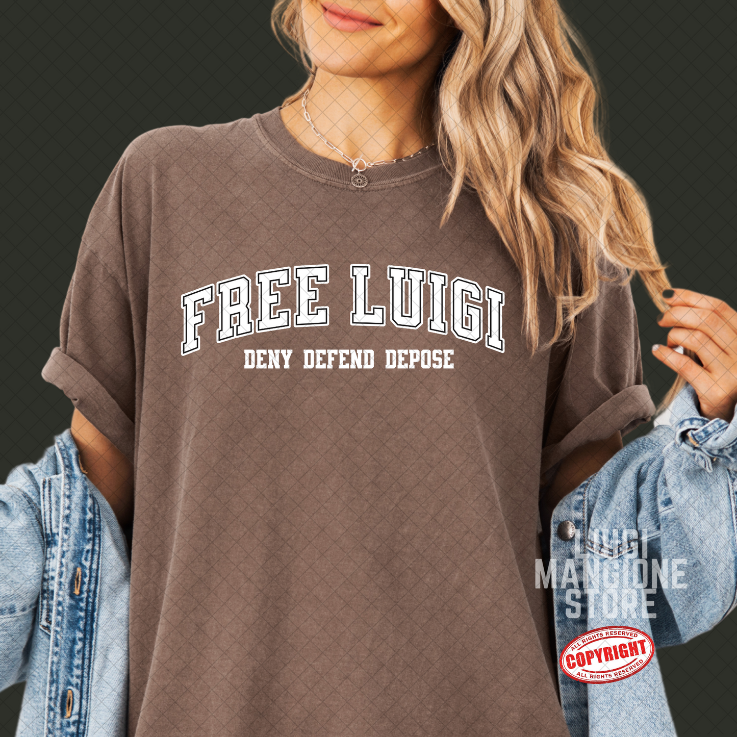 T-shirt Luigi Mangione - T-shirt unisex Premium Comfort Colors
