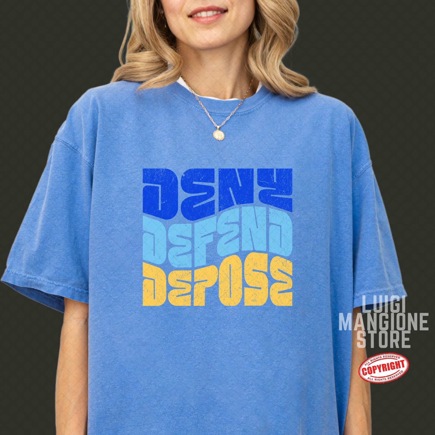 T-shirt Luigi Mangione - T-shirt unisex Premium Comfort Colors