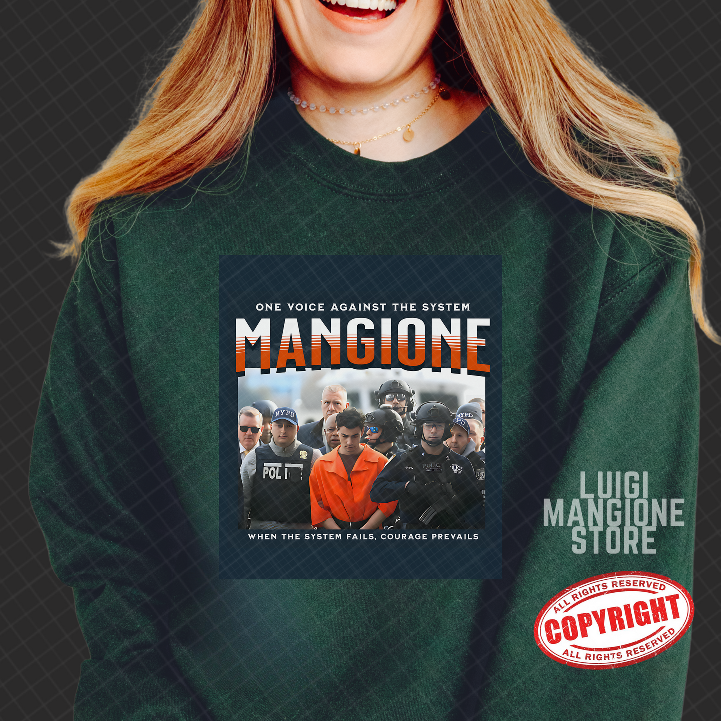 Felpa Luigi Mangione