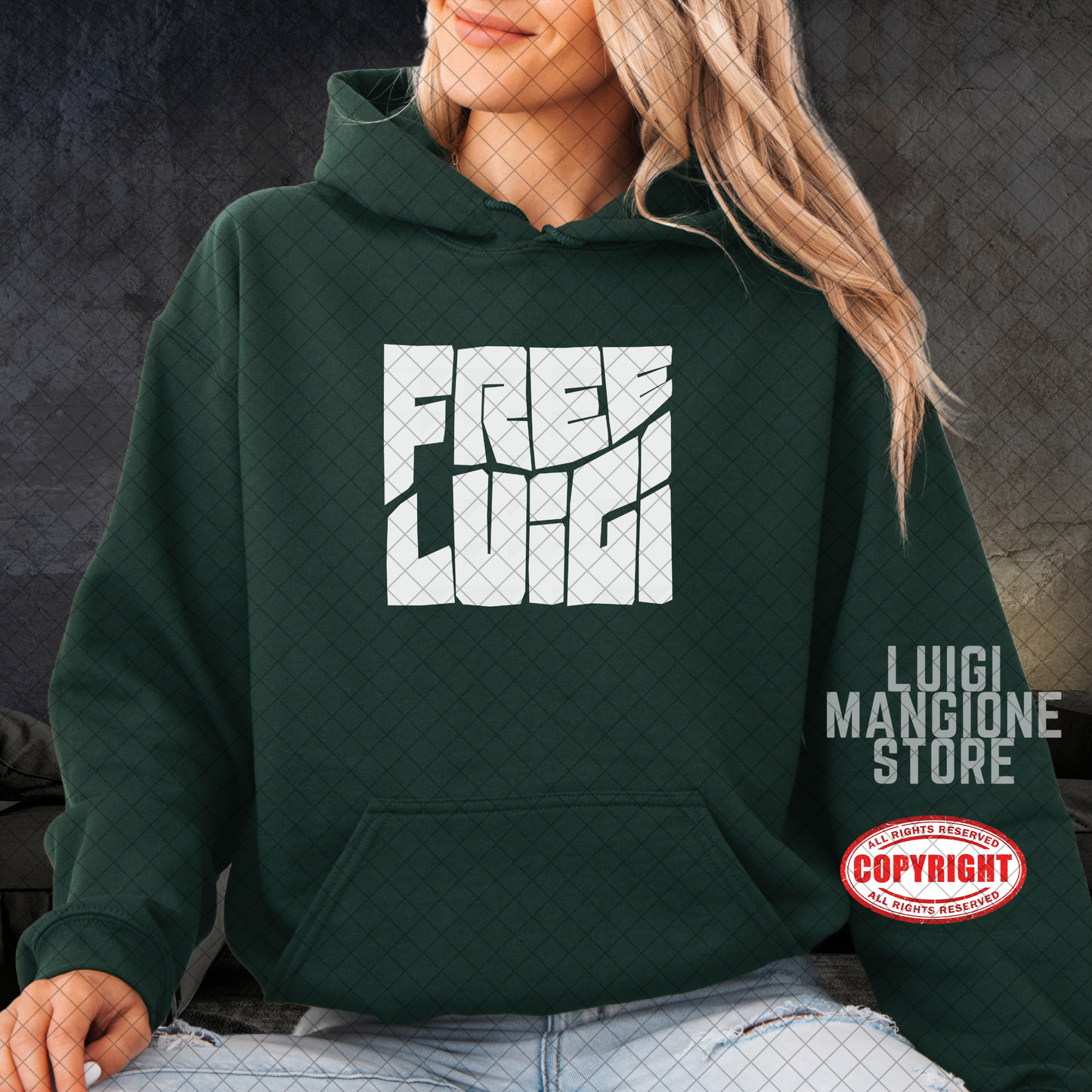 Sweat à capuche Luigi Mangione