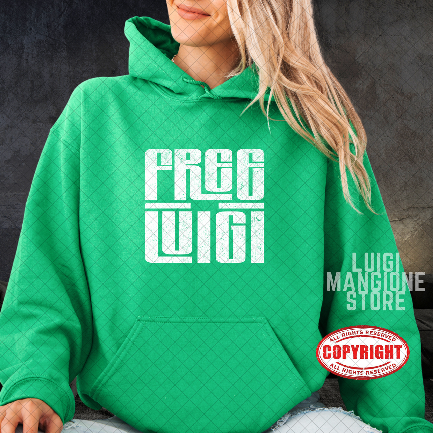 Sudadera con capucha de Luigi Mangione