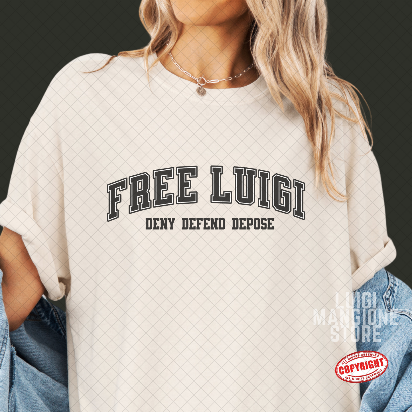 T-shirt Luigi Mangione - T-shirt unisex Premium Comfort Colors