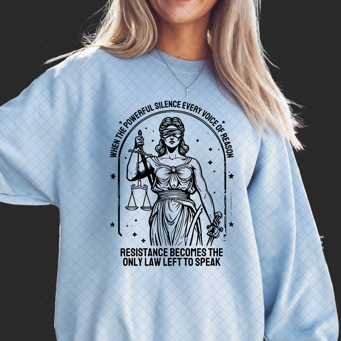 Felpa Lady Justice