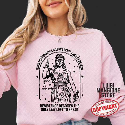 Felpa Lady Justice