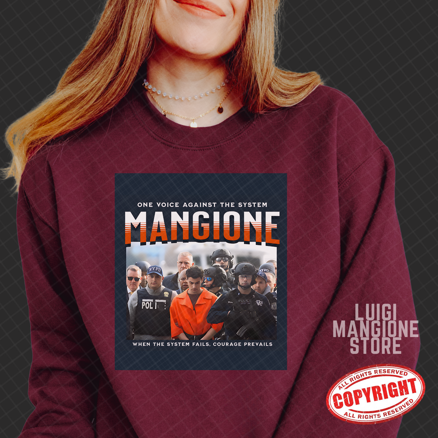 Felpa Luigi Mangione