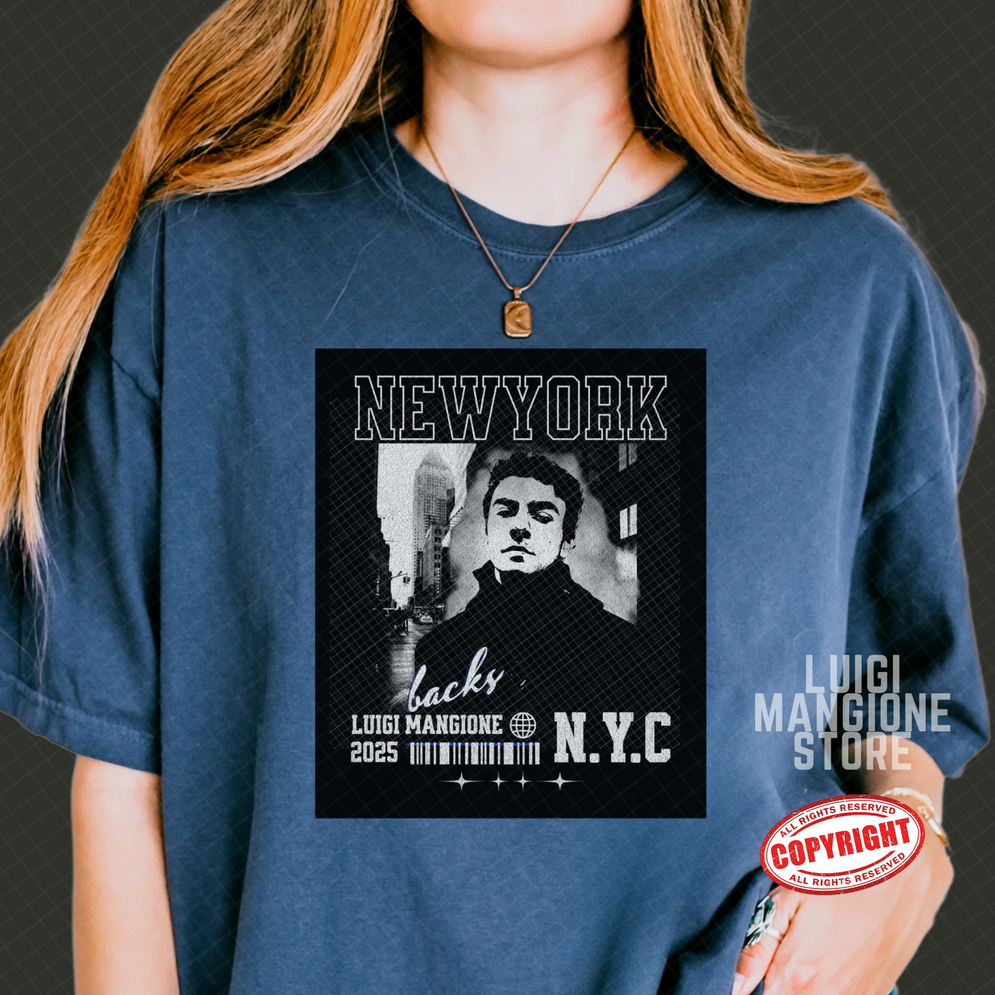 T-shirt Luigi Mangione - T-shirt unisex Premium Comfort Colors