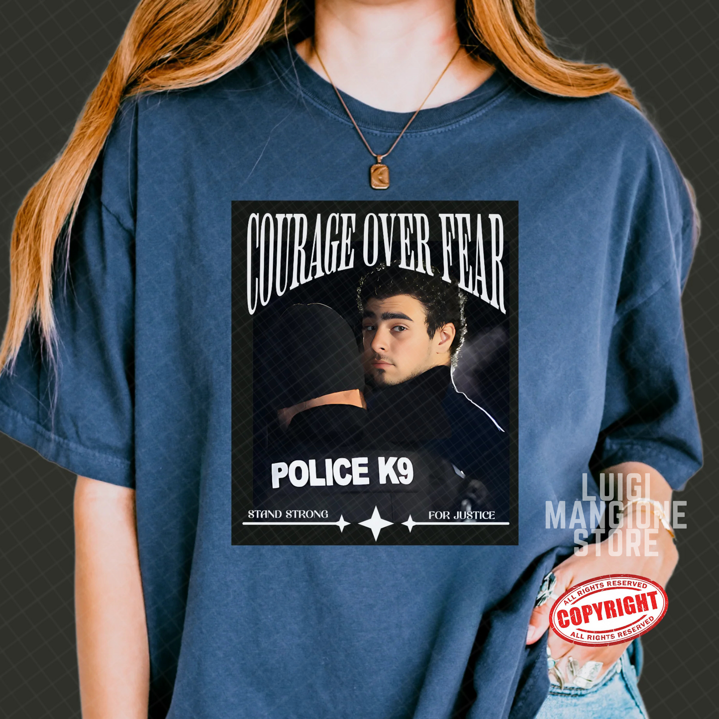 T-shirt Luigi Mangione - T-shirt unisex Premium Comfort Colors