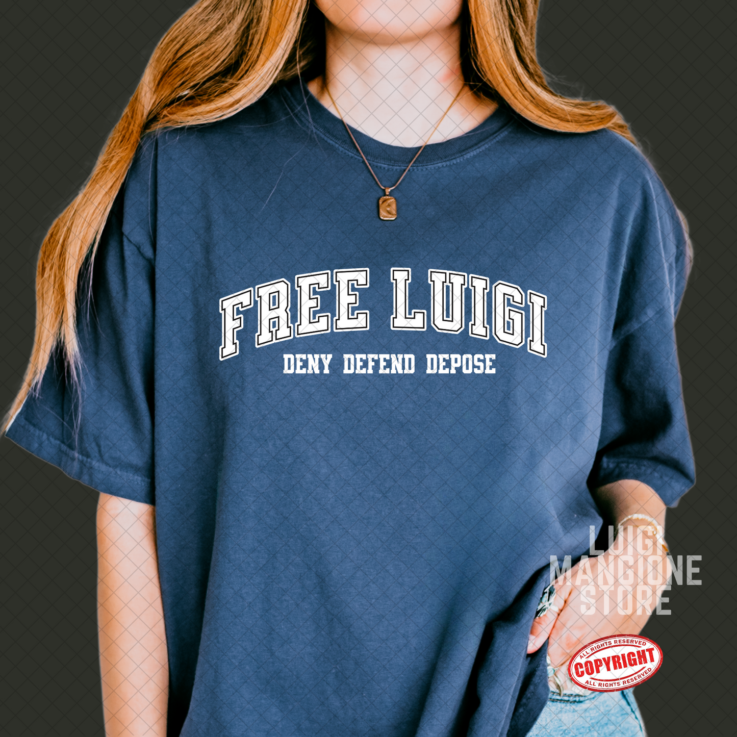 T-shirt Luigi Mangione - T-shirt unisex Premium Comfort Colors